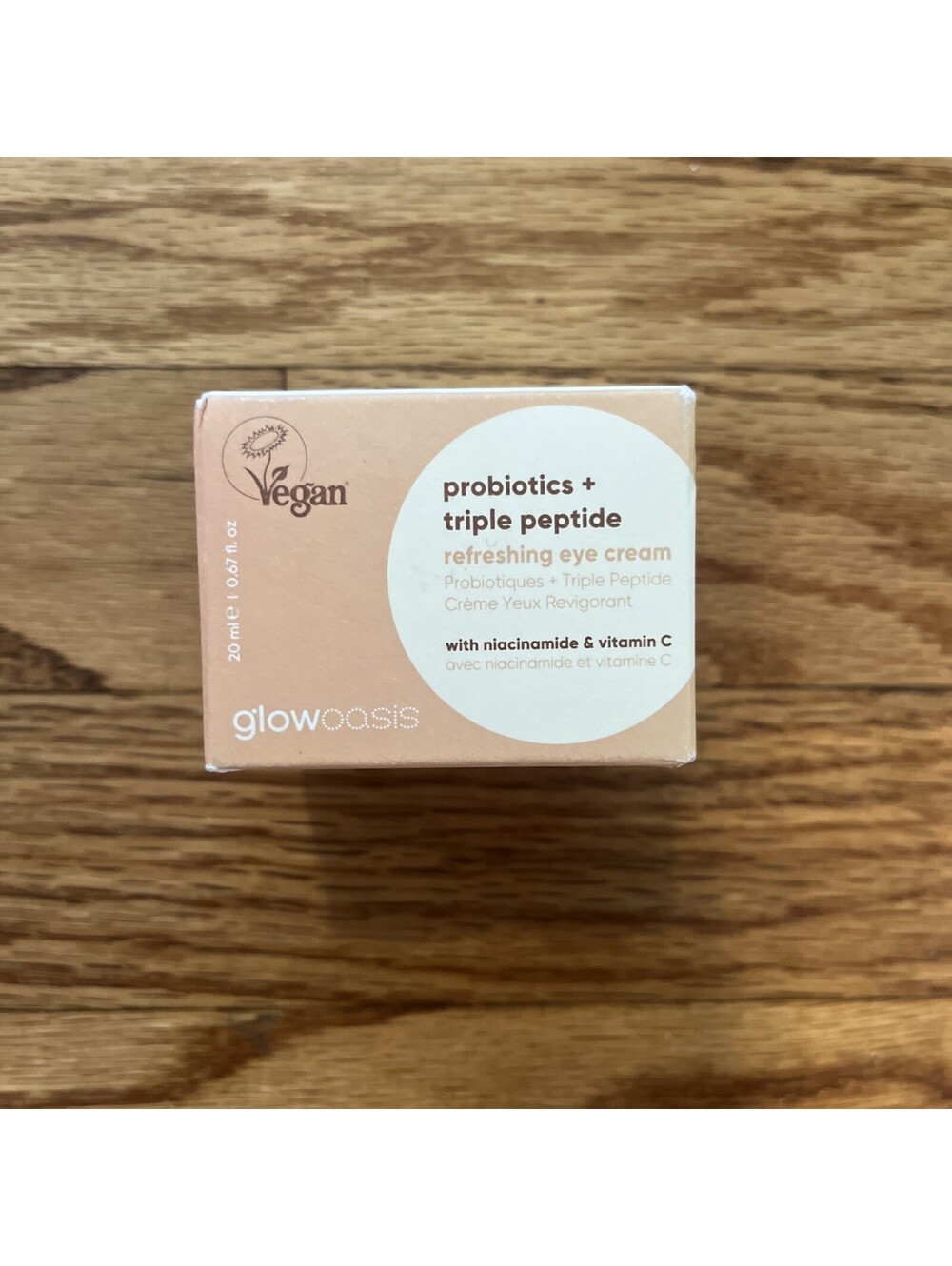 Glow Oasis Probiotics + Triple Peptide Refreshing Eye Cream  0.67 fl oz
